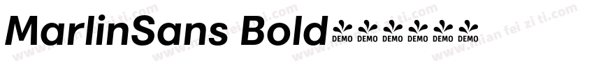 MarlinSans Bold字体转换